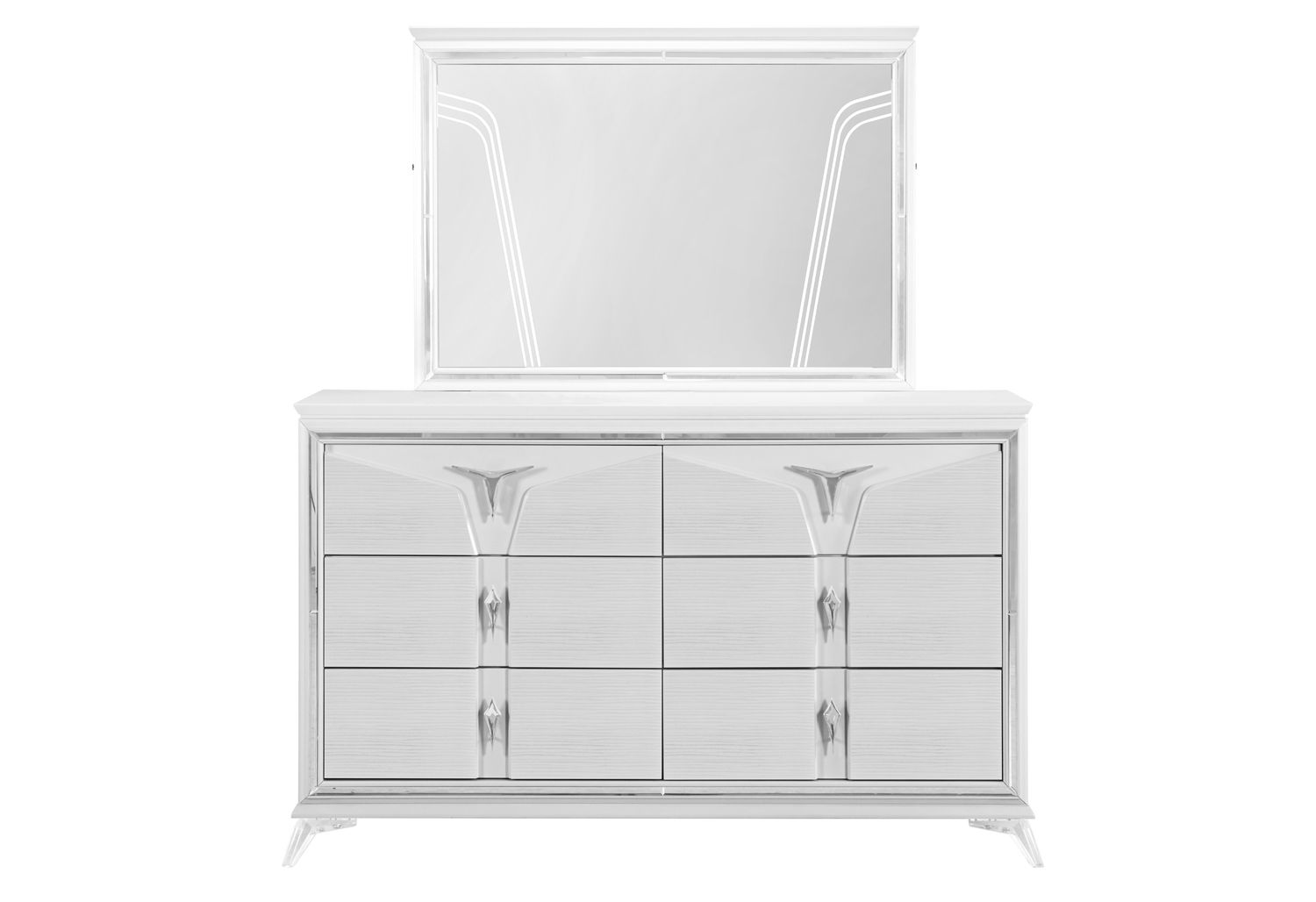 GF - Romo White Dresser