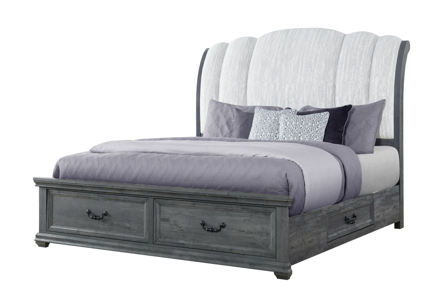 GF Rowan Upholstered Bed, Rowan/Tatum Storage Bed With Storage