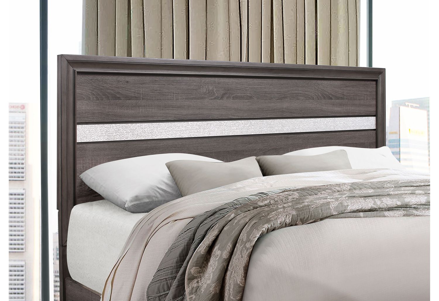 GF Seville Gray King Bed