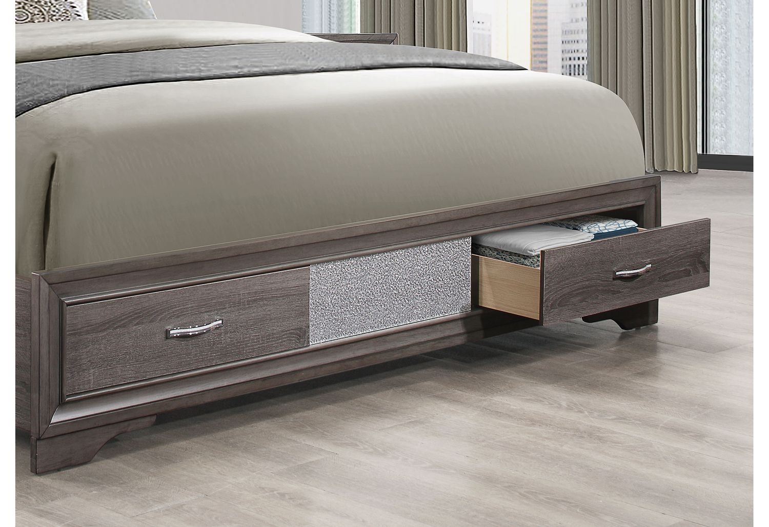 GF Seville Gray King Bed