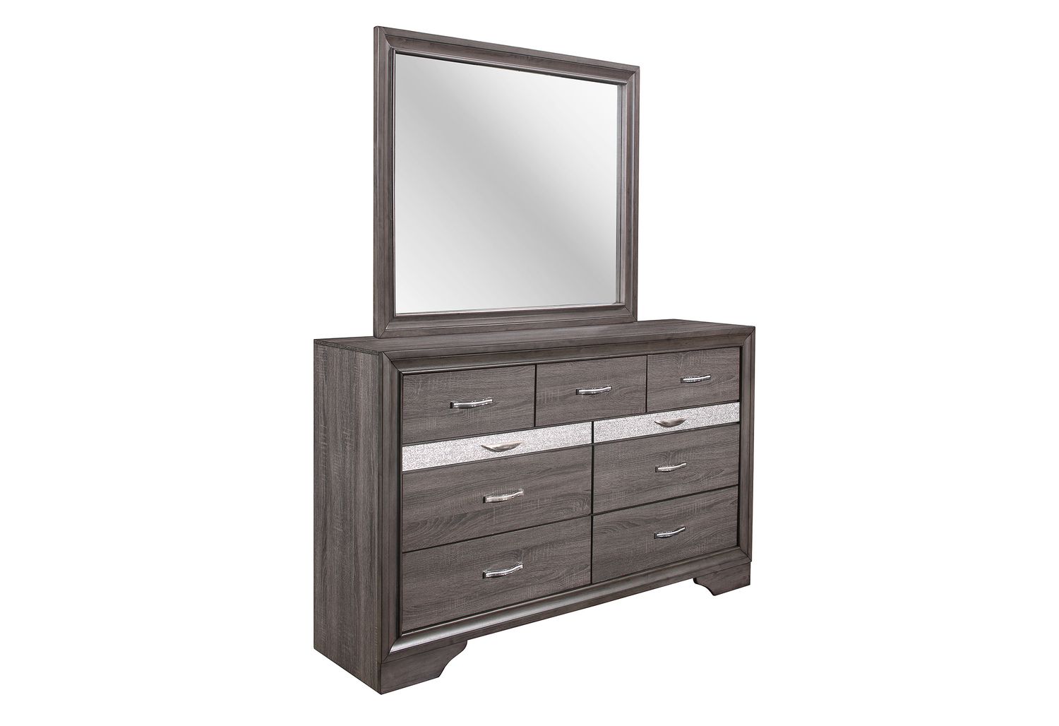 GF - Seville Gray Dresser With Jewelry Drawer