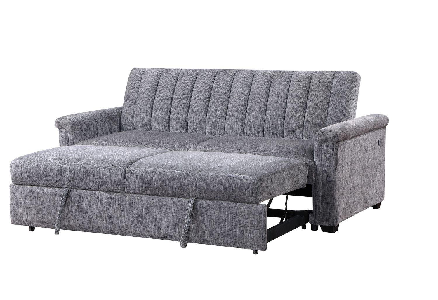 GF - U0201 Dark Gray Pull Out Sofa Bed