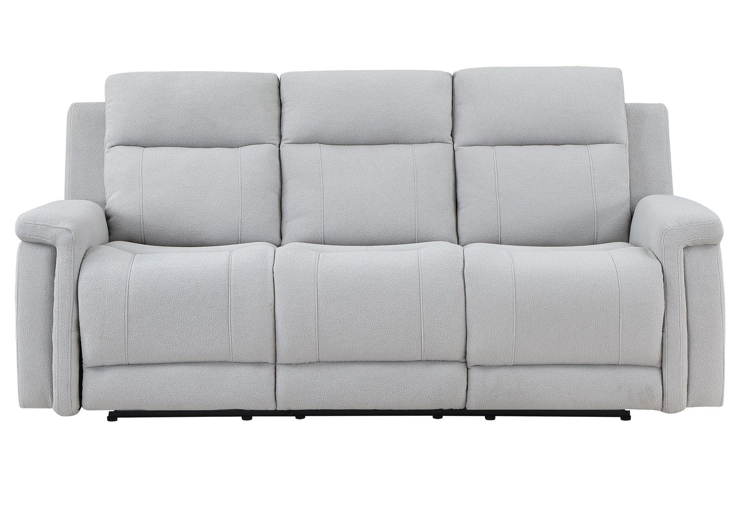 GF - U1797 Gray Reclining Sofa/Console Reclining Loveseat