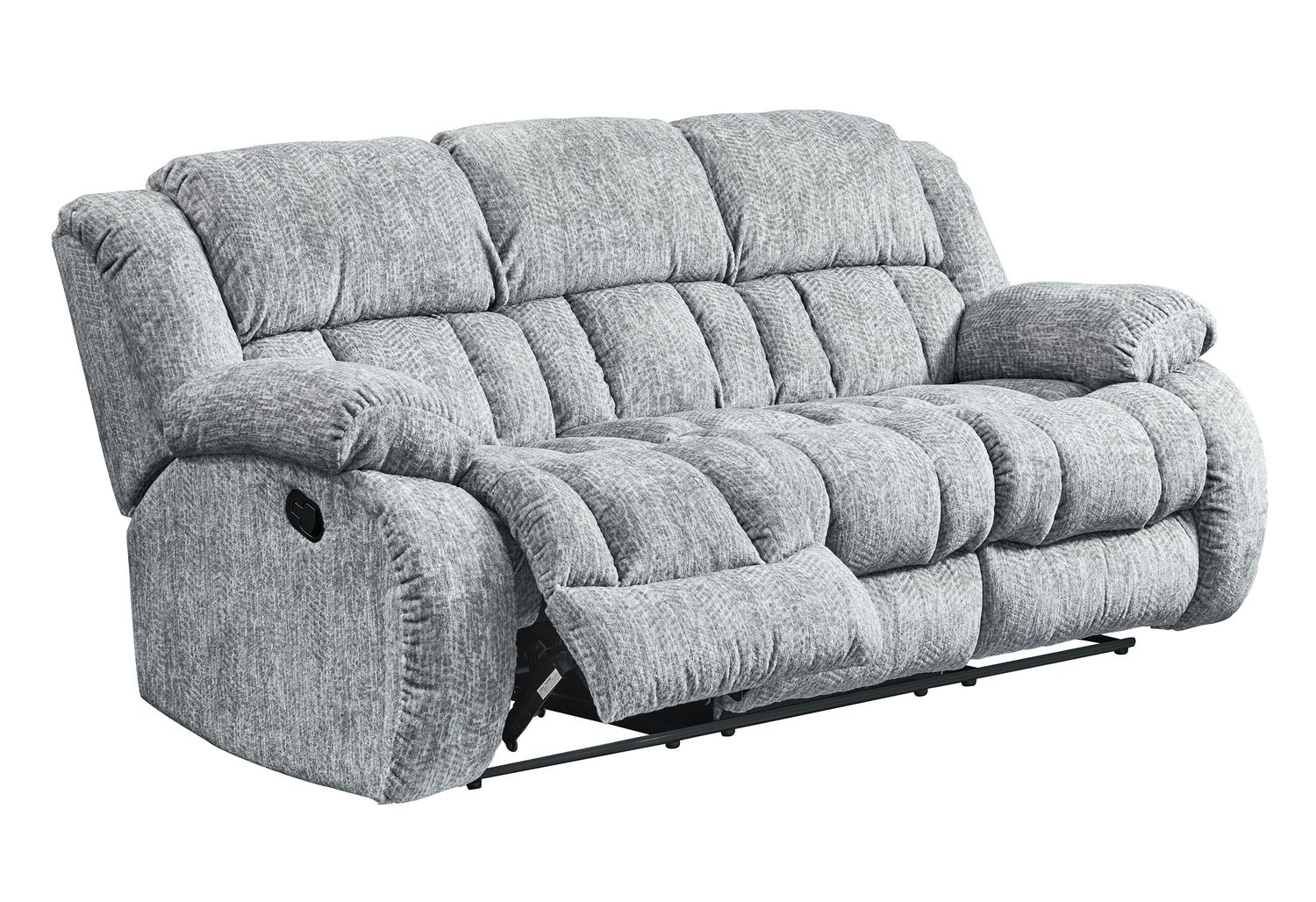 GF U250 Gray Reclining Sofa