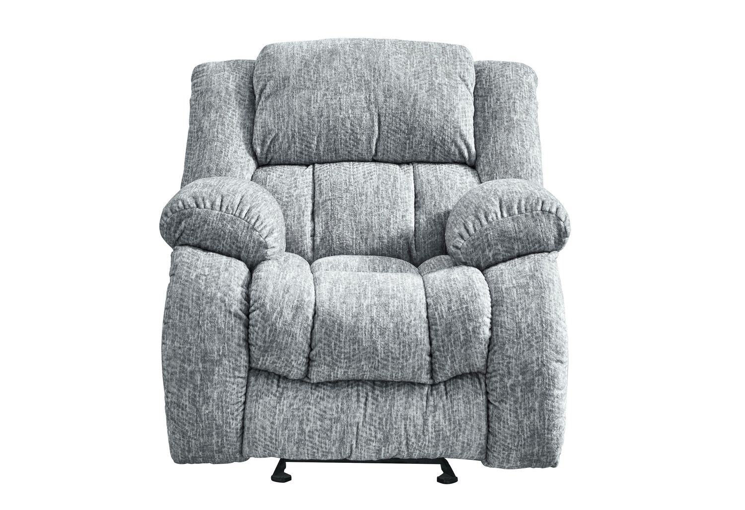 GF U250 Gray Reclining Sofa/Console Reclining Loveseat/Glider Recliner