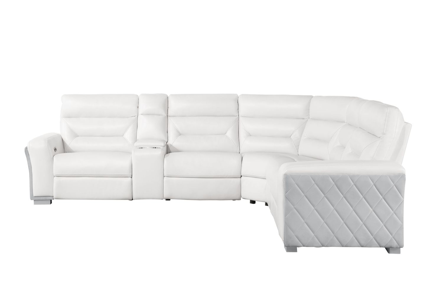 GF - U2682 Blanche White/Gray 33 Sectional