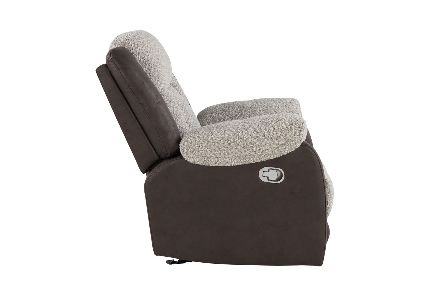 GF - U4377 Gray/Brown Glider Recliner