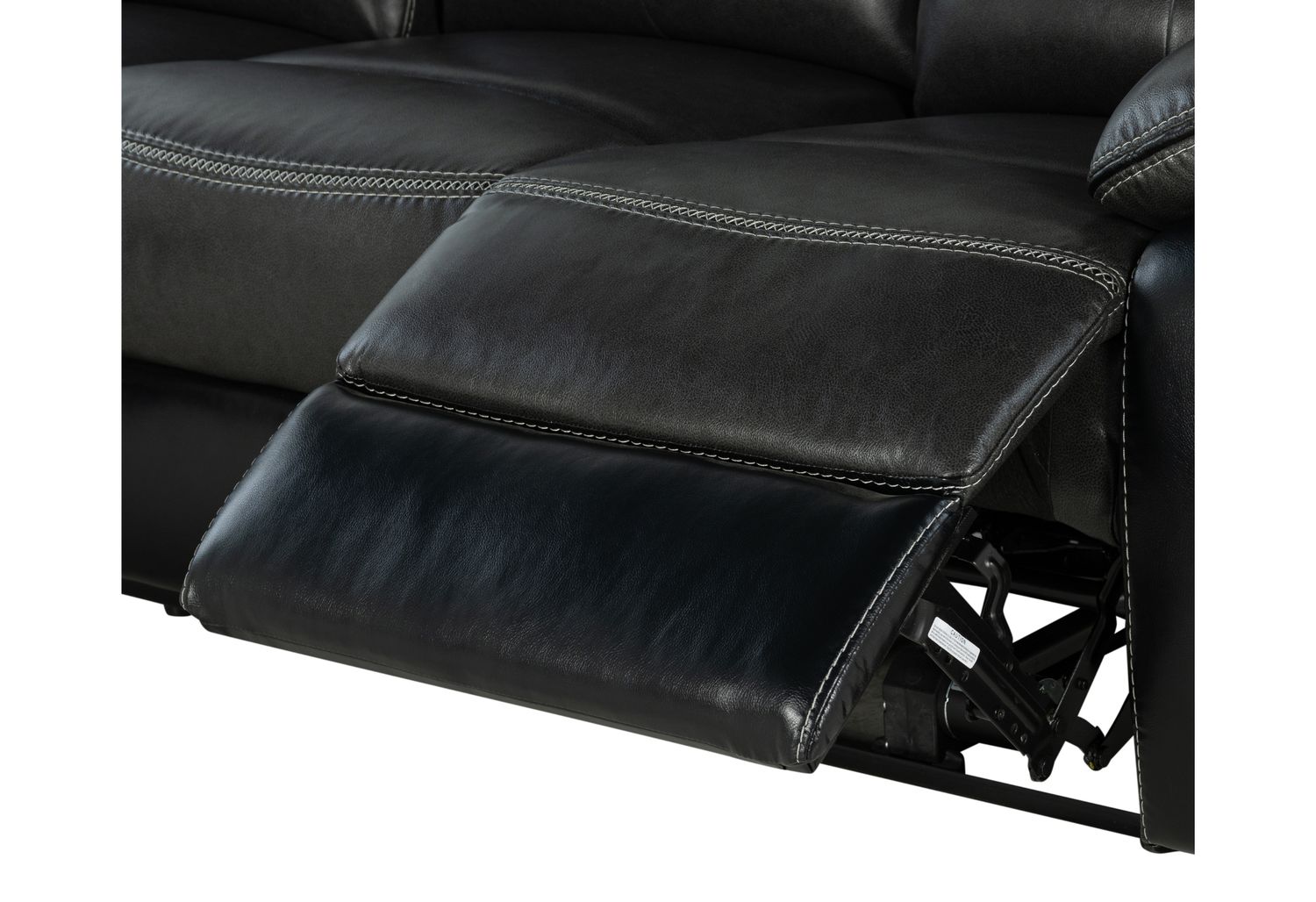 GF - U5050 Blanche Charcoal/Blanche Black Power Power Reclining Loveseat