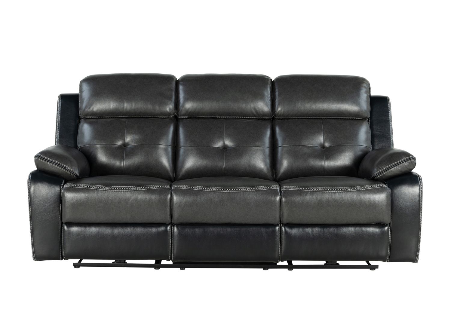 GF - U5050 Blanche Charcoal/Blanche Black Power Power Reclining Sofa/Power Reclining Loveseat