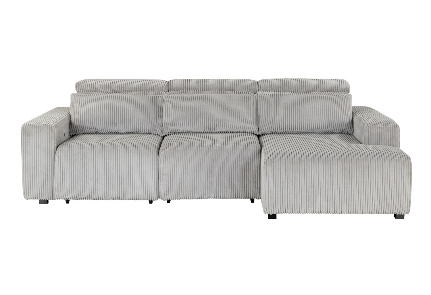 GF - U5945 Gray Left Arm Facing Power Recliner With 1 Pillow