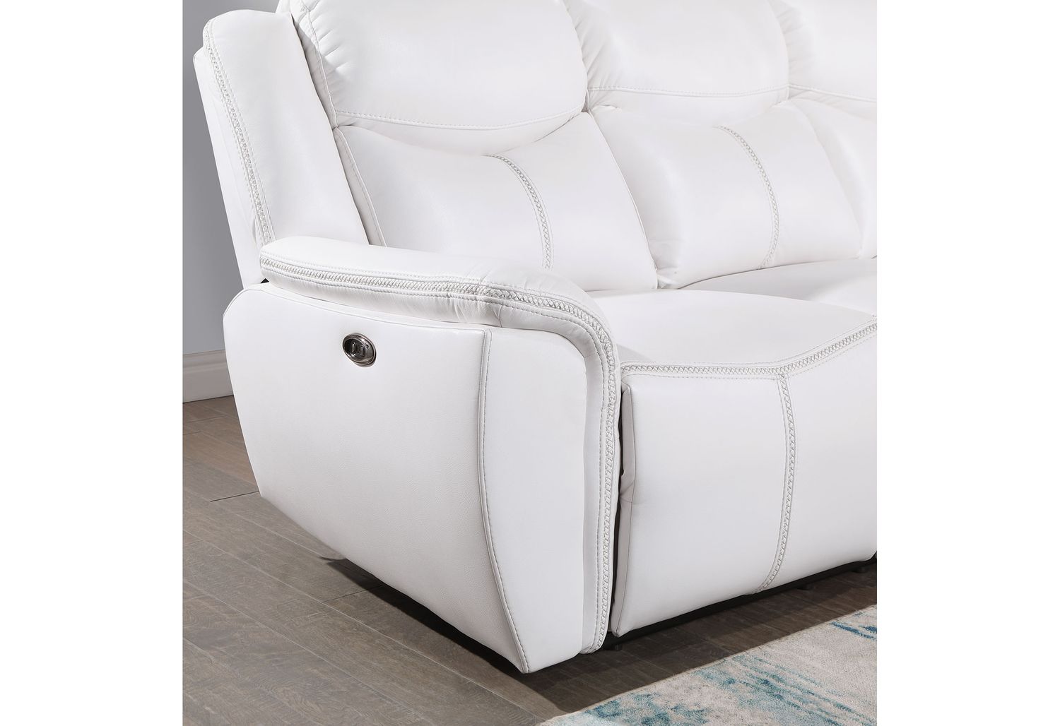 GF - U5987 White Power Recliner