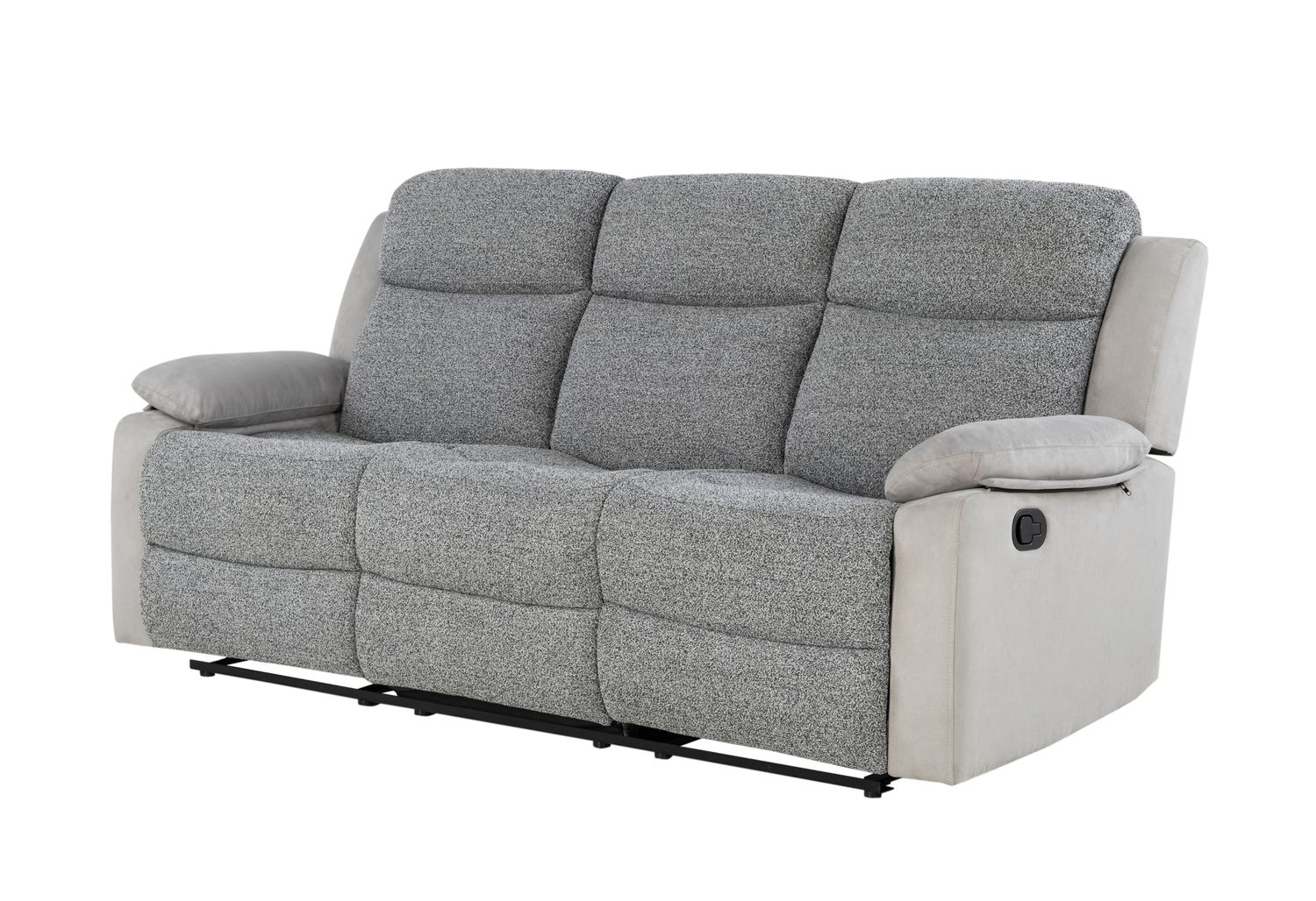 GF - U6027 Gray/White Reclining Sofa