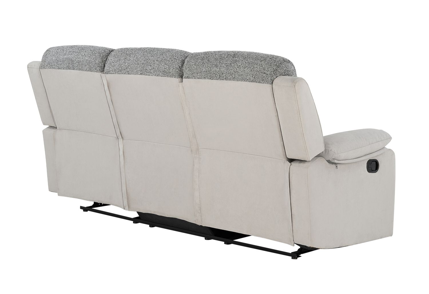 GF - U6027 Gray/White Reclining Sofa