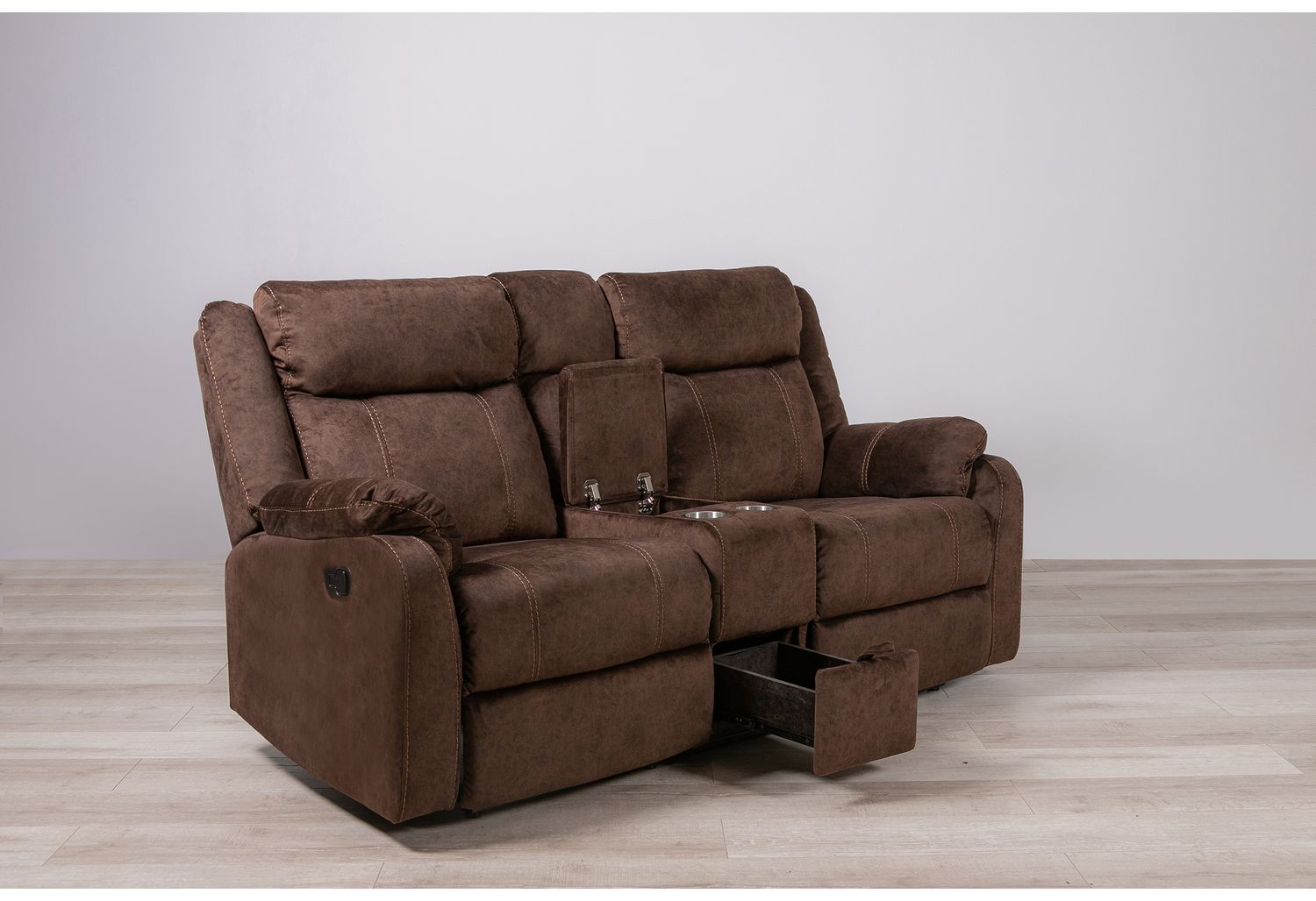 GF U7303 Coffee Reclining Sofa/Console Reclining Loveseat/Glider Recliner