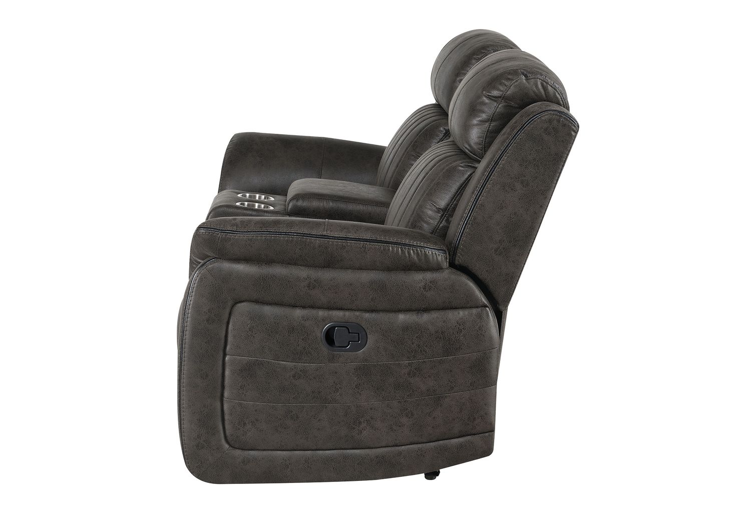 GF - U8517 Gray Console Reclining Loveseat