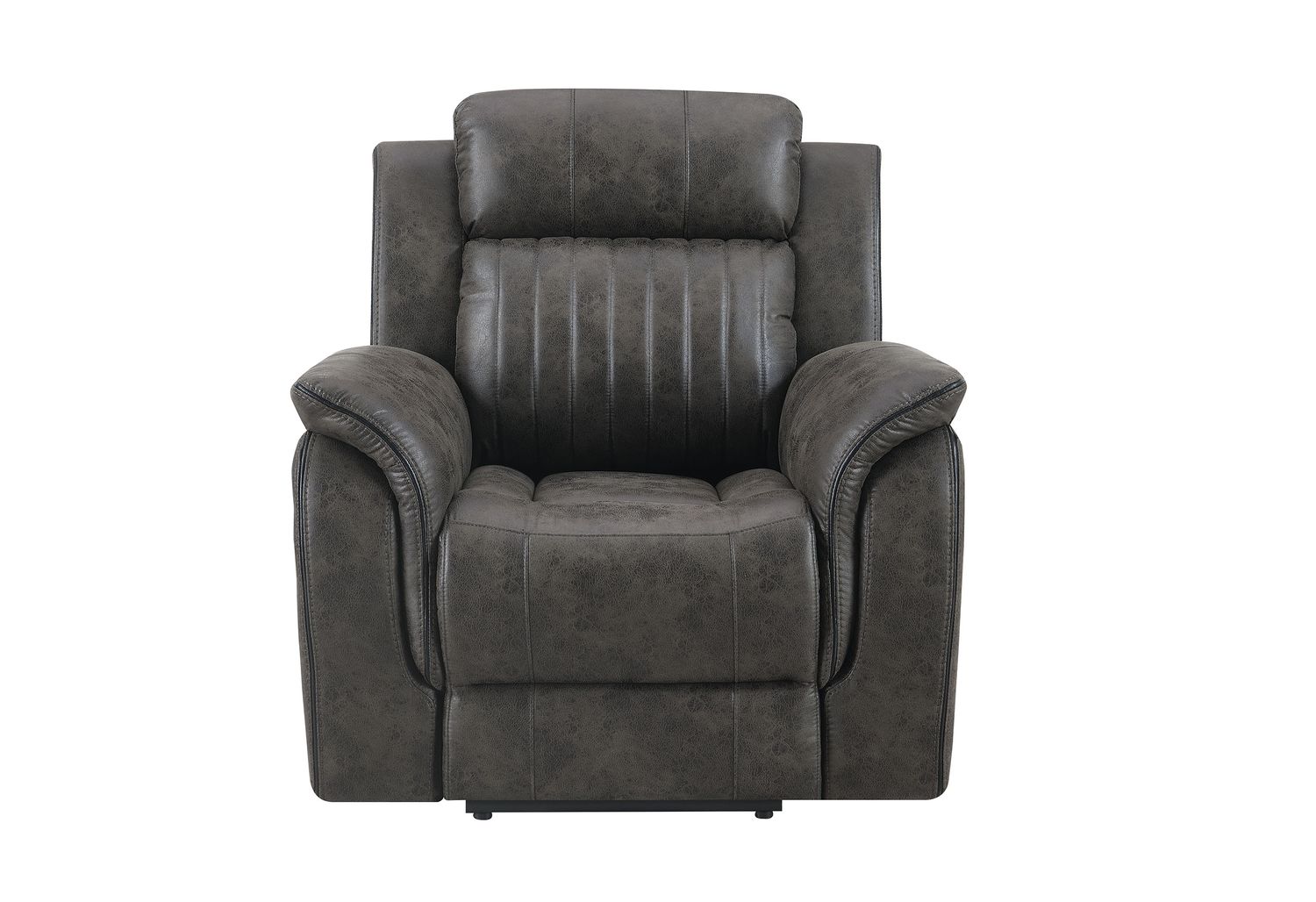 GF - U8517 Gray Reclining Sofa/Console Reclining Loveseat/Glider Recliner