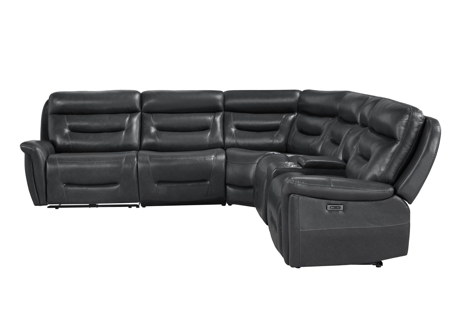 GF U8522 Blanche Charcoal Sectional