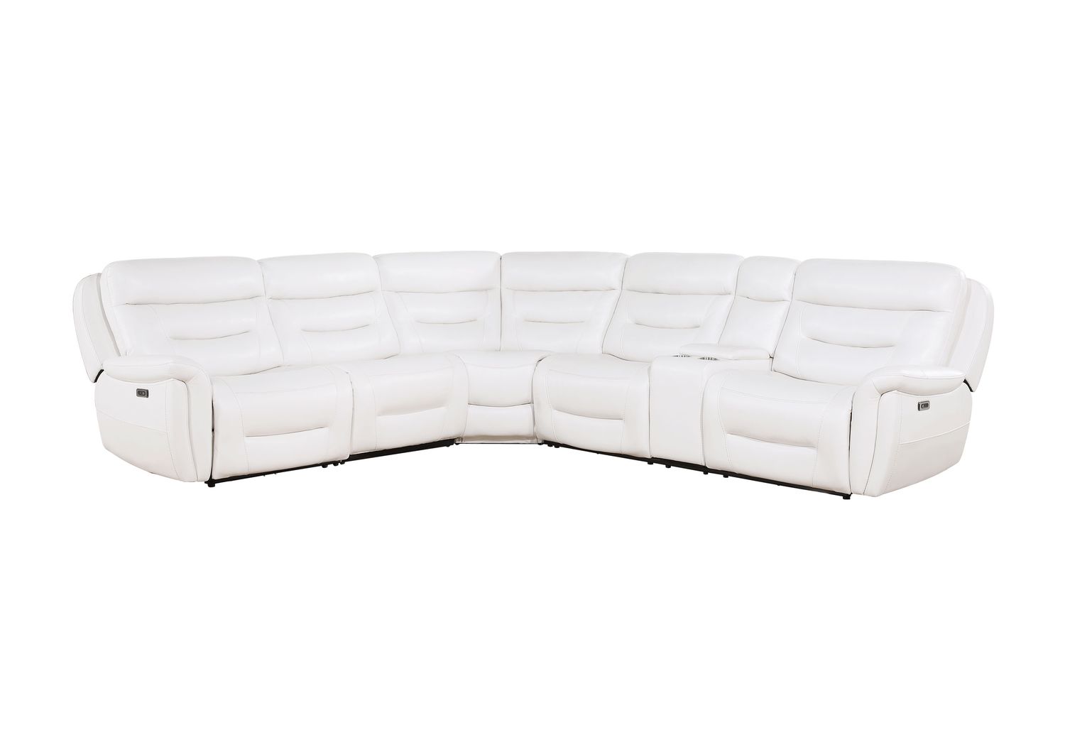 GF U8522 Blanche White Sectional