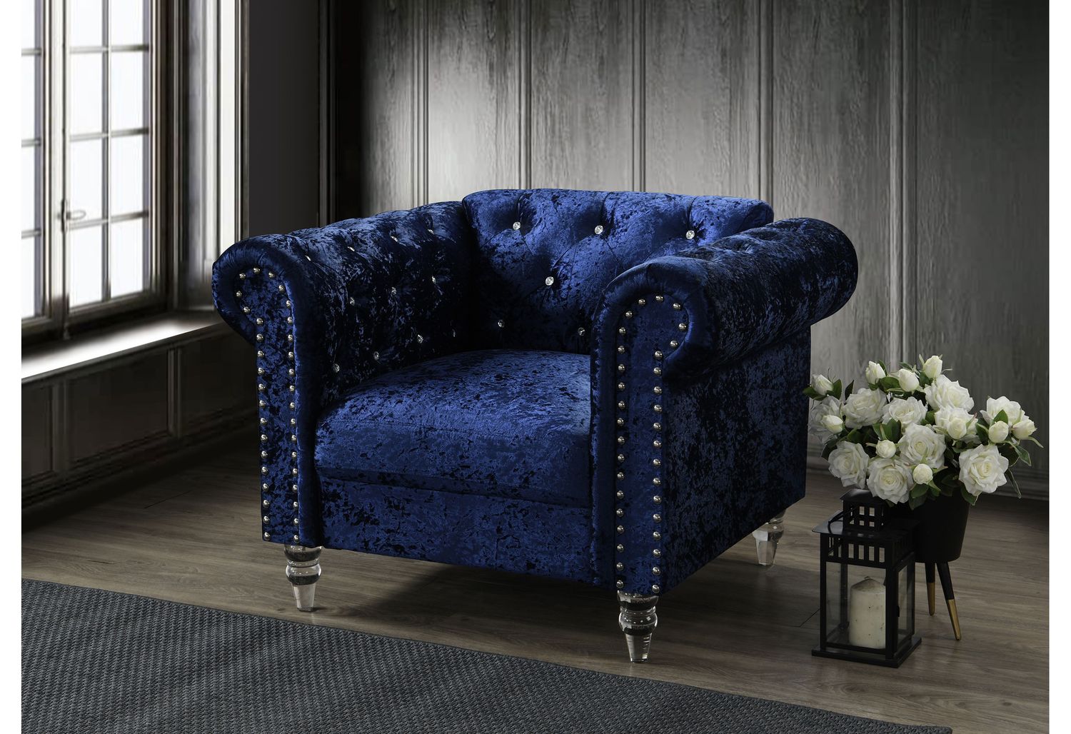 GF - U9550 Blue Sofa/Loveseat/Chair