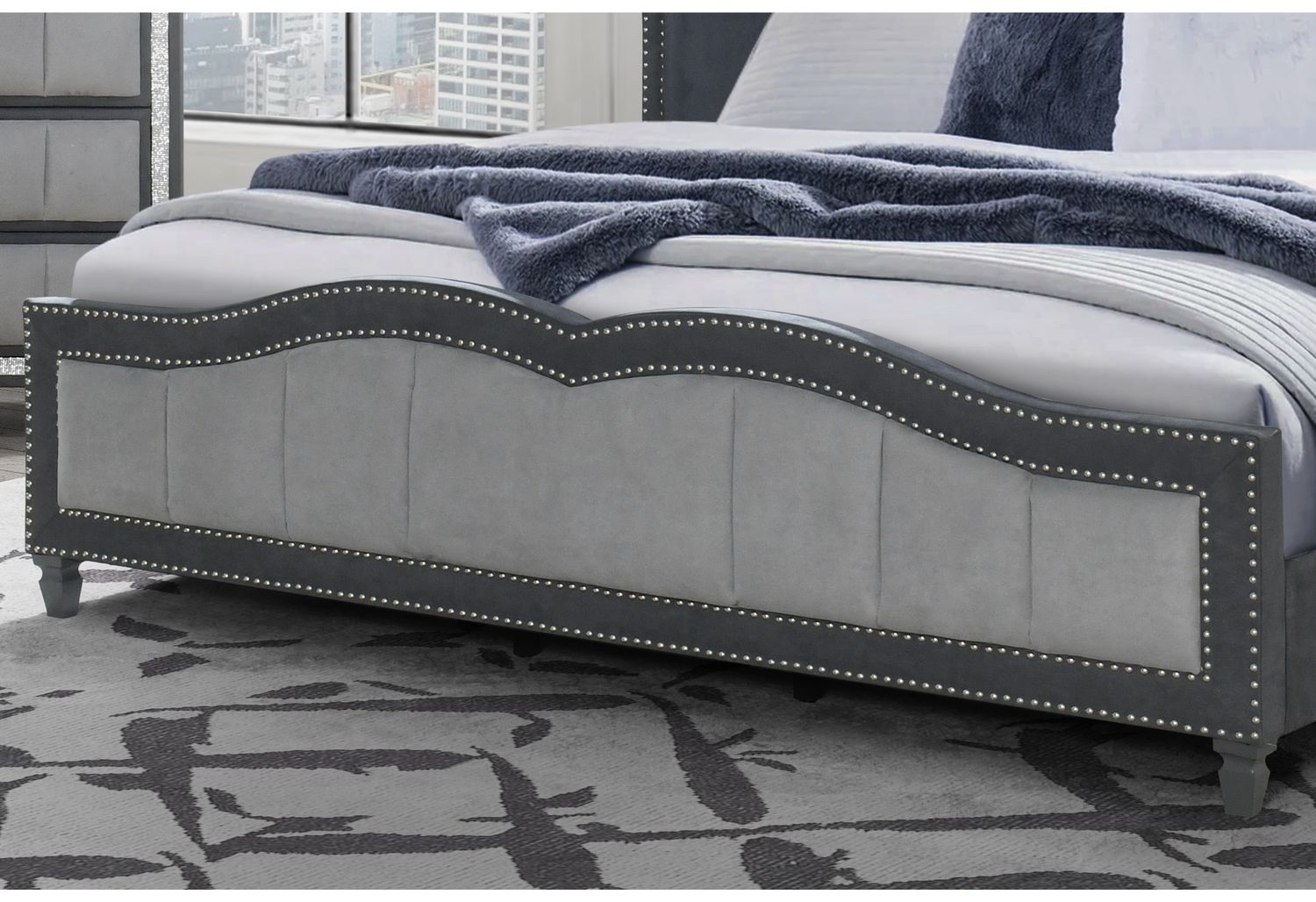 GF Vanna Dark Gray King Bed Group