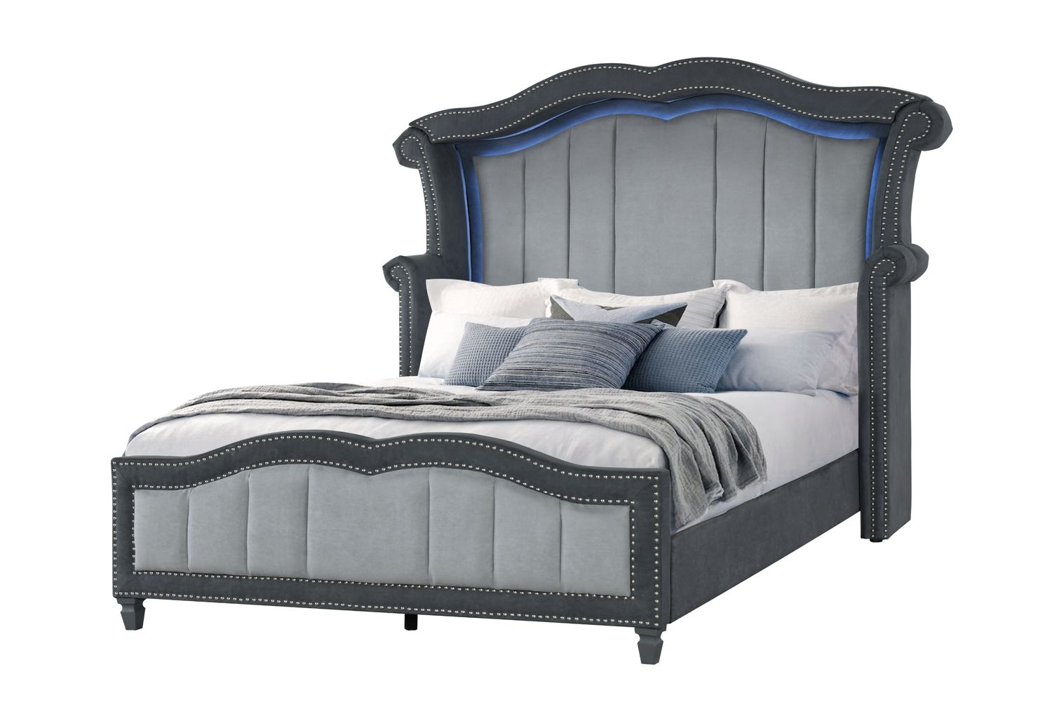 GF Vanna Dark Gray Queen Bed