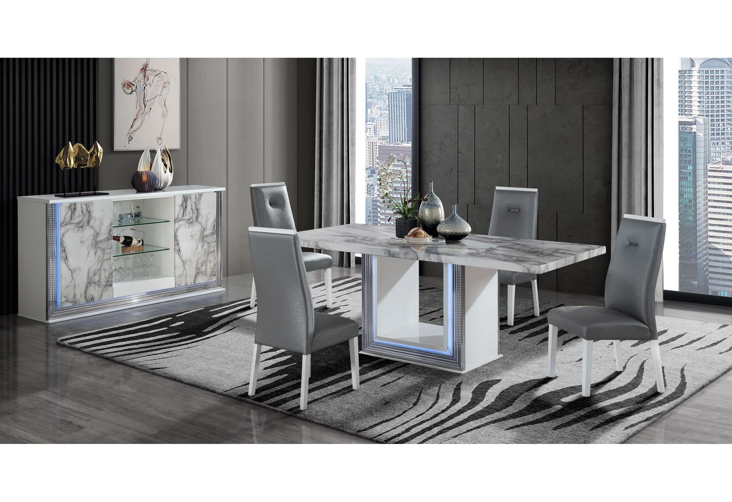 GF - Ylime Gray DC Dining Chair