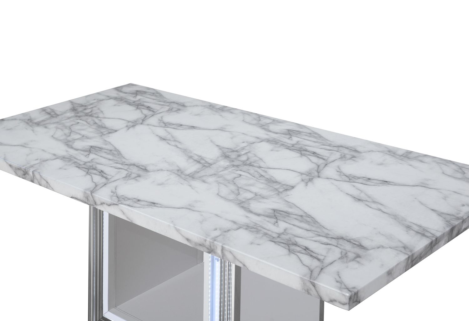 GF - Ylime White Marble Dining Table Dining Table