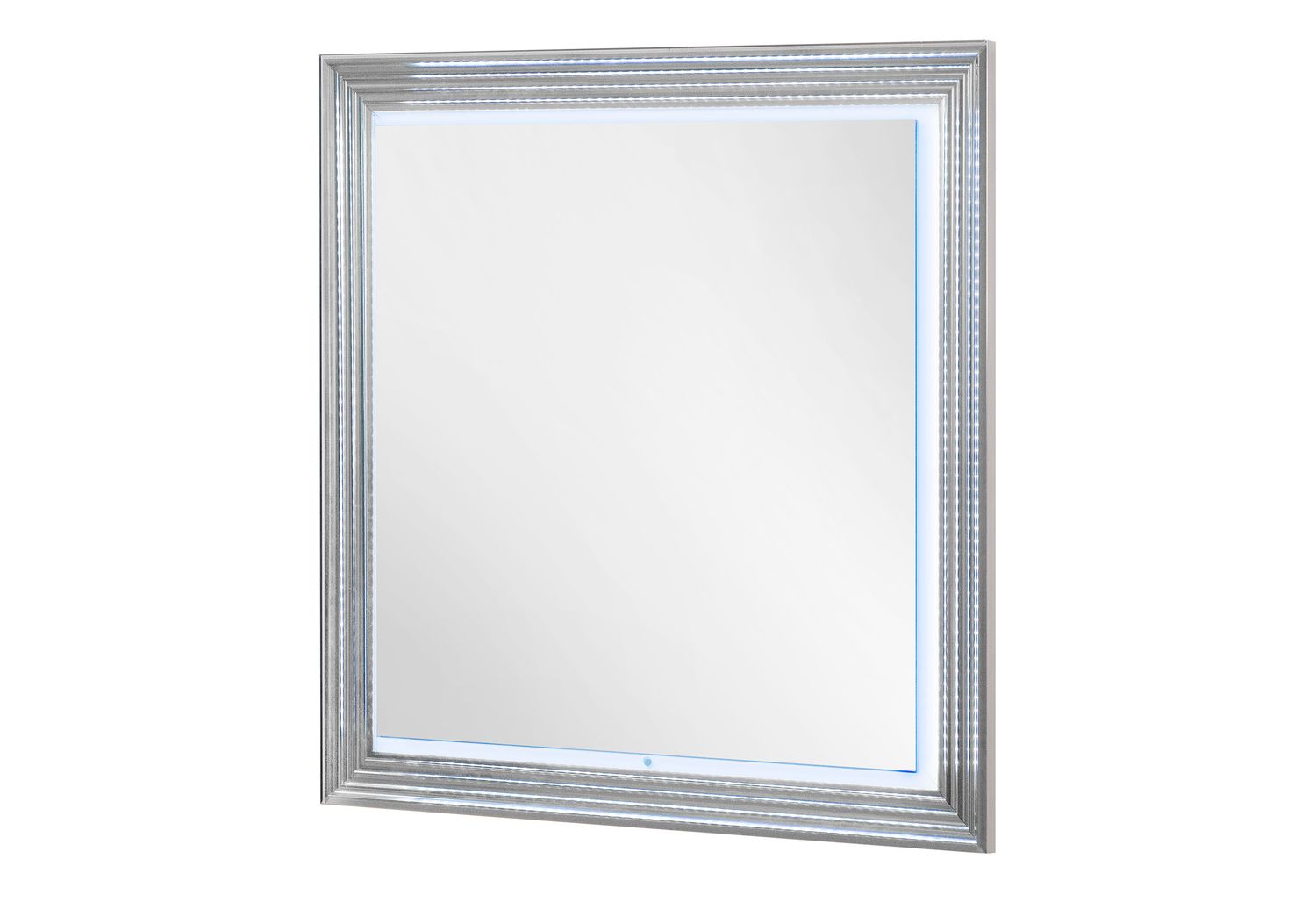 GF - Ylime White Marble Mirror With Led