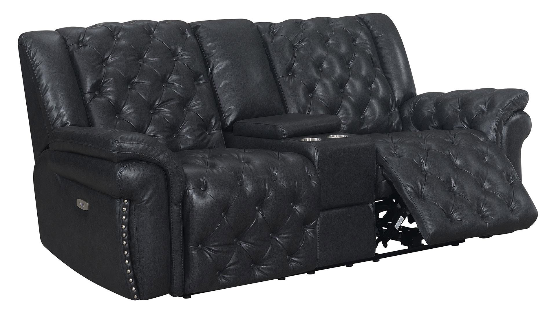 GF Evelyn Power Console Reclining Loveseat