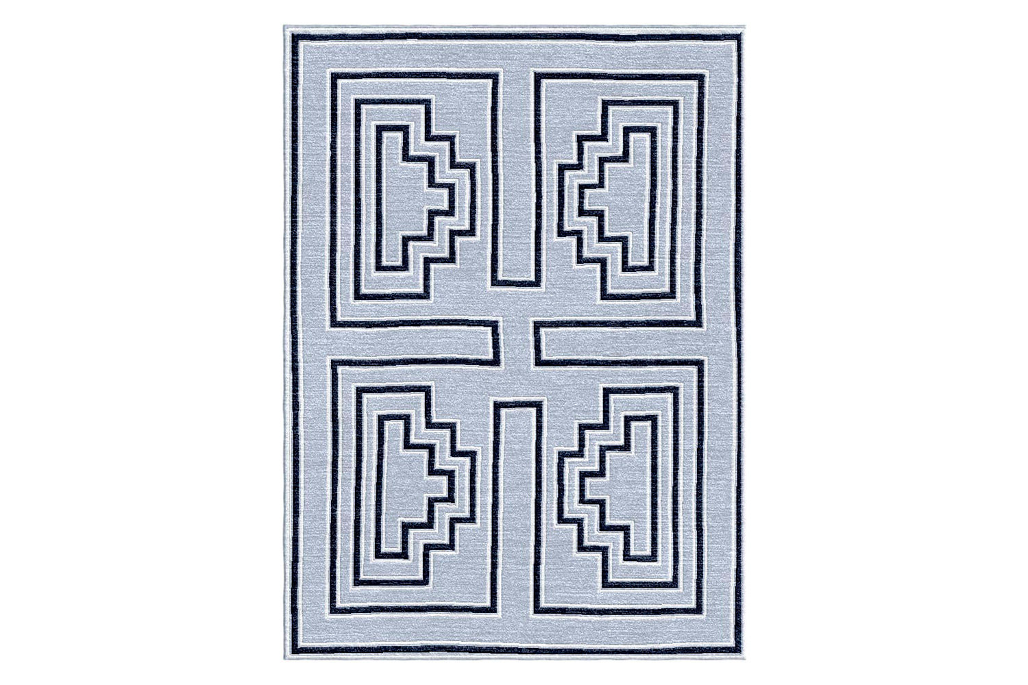 Gordian Rugs - Labyrinth Modern Rug Gray