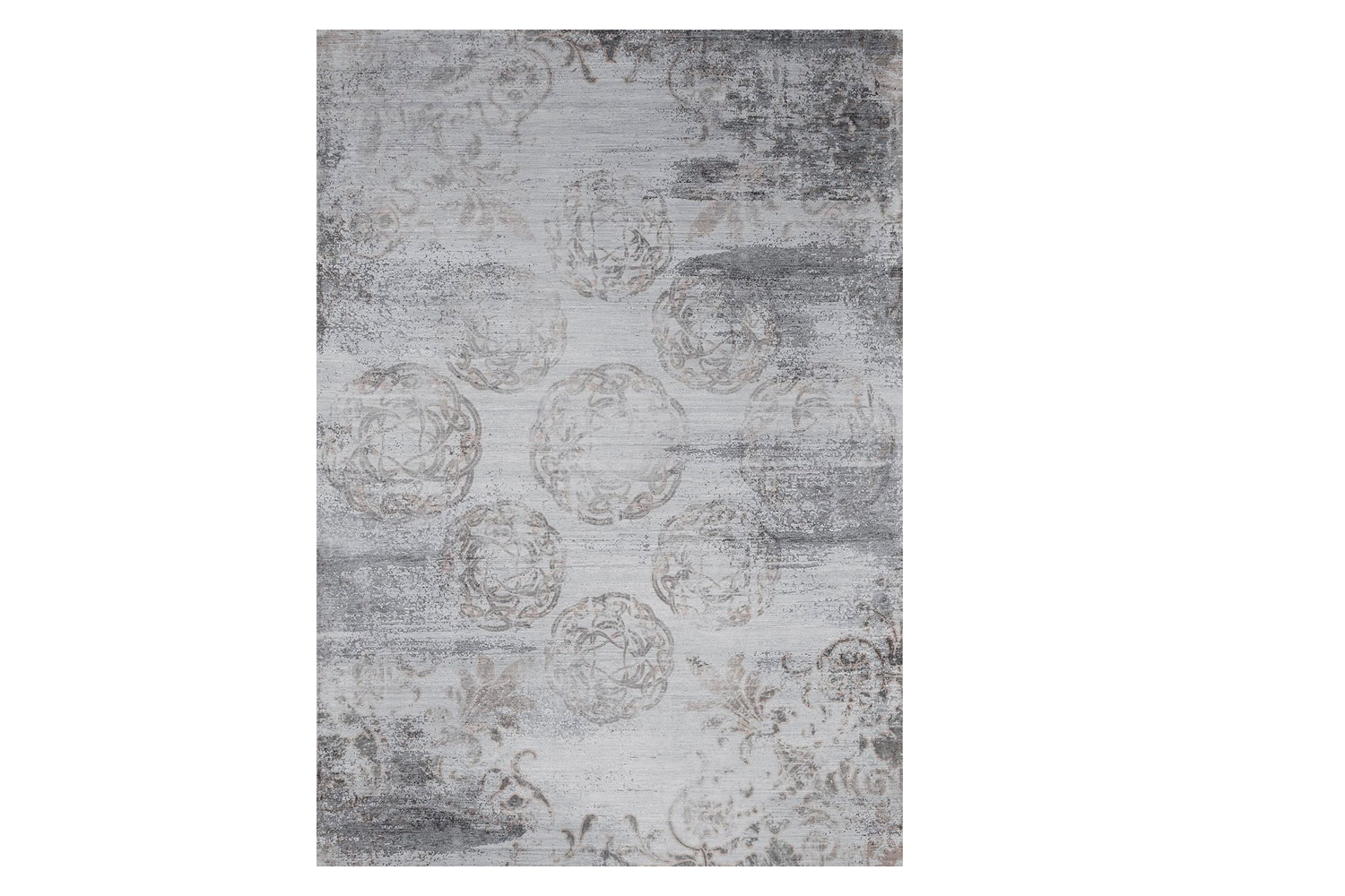 Gordian Rugs - Gordian Modern Rug Collection Gray Silk