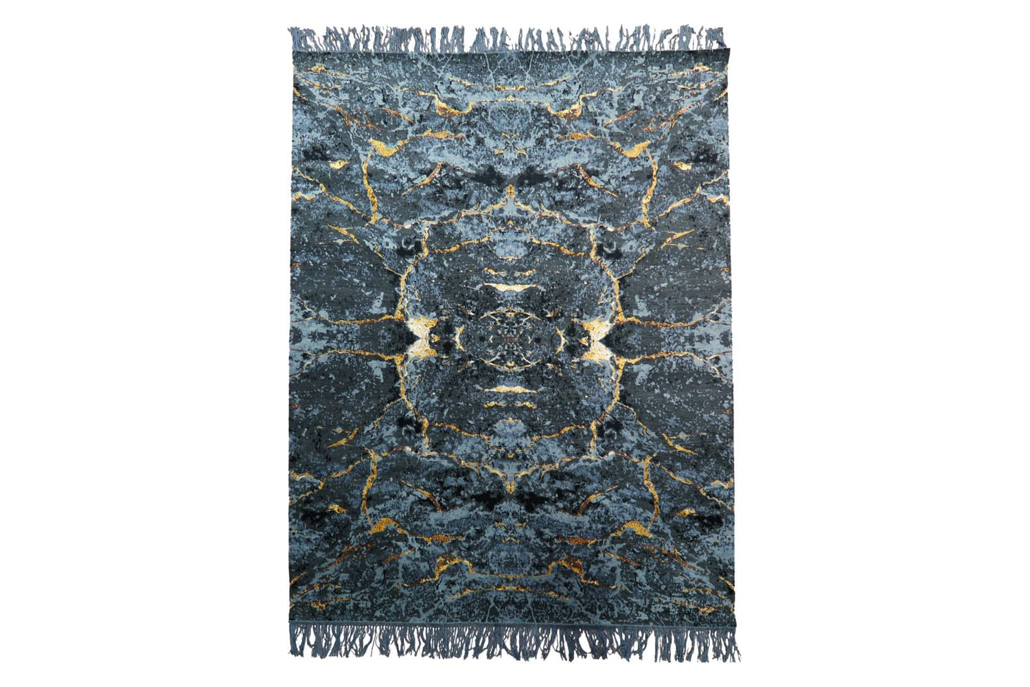 Gordian Rugs Scarab Rug Black - 4" x 6"