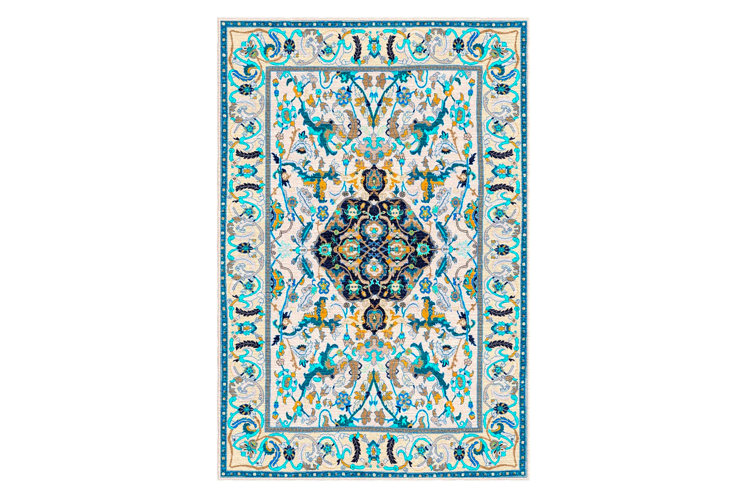 Gordian Rugs - Polonaise Rug Blue