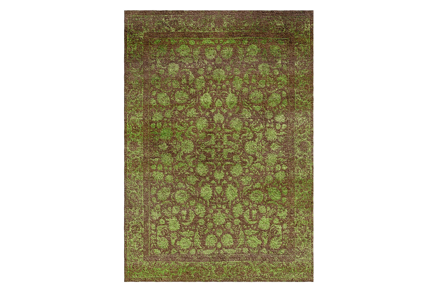 Gordian Rugs - Modern Persian Rug Earthy Green