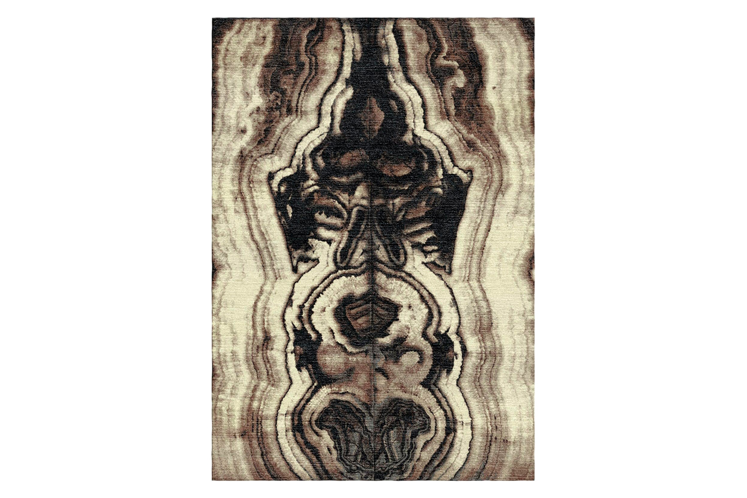 Gordian Rugs - Marble Wool And Silk Rug 11