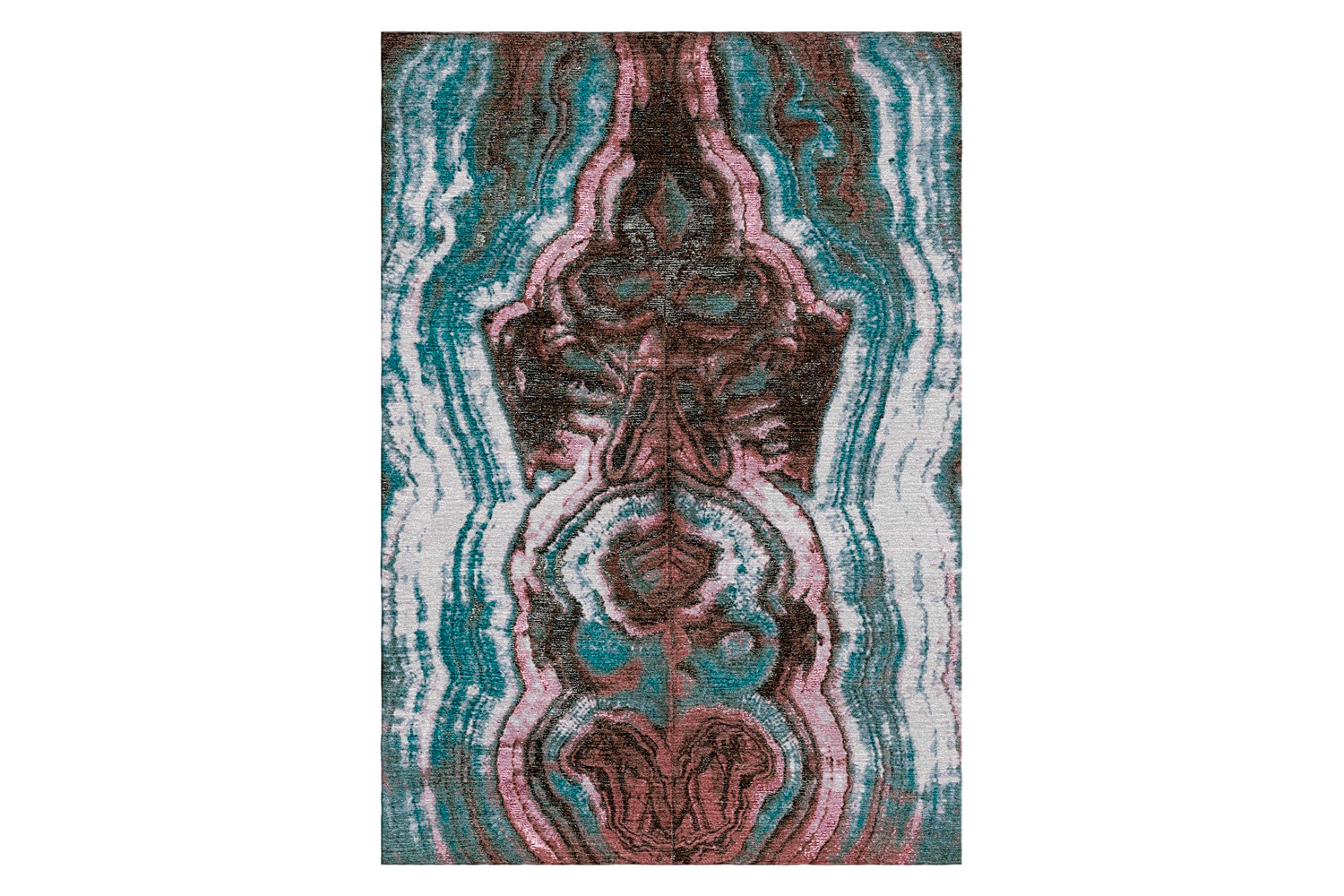 Gordian Rugs - Marble Wool And Silk Rug 10