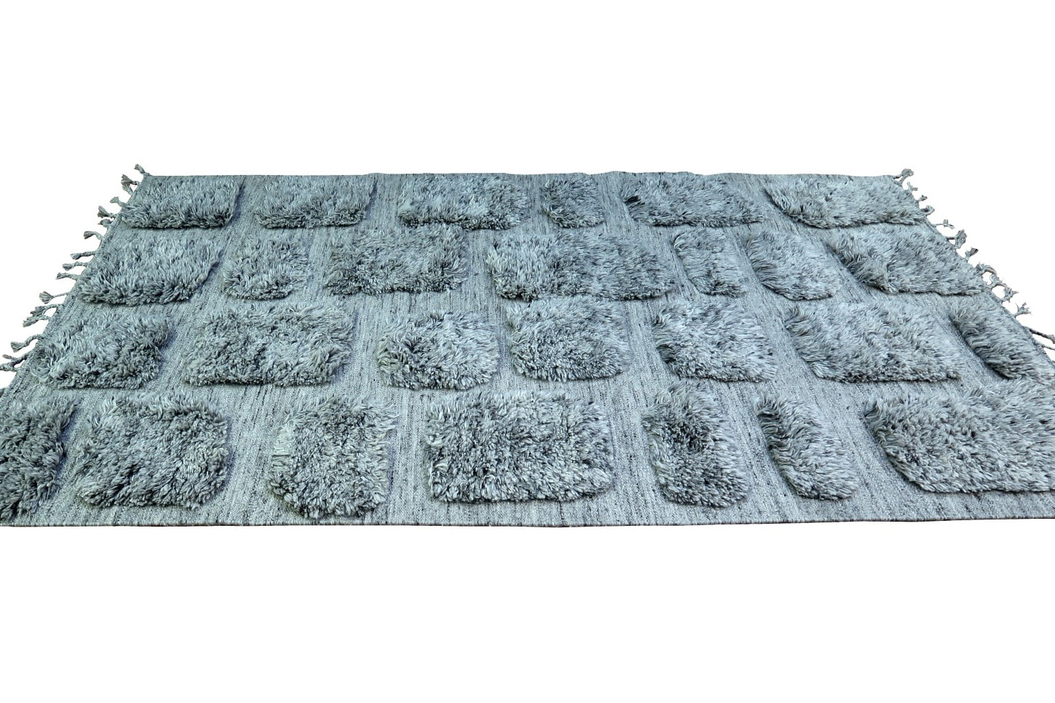 Gordian Rugs - Modern Morroccan Rug With High/Low Pile 5"x8"