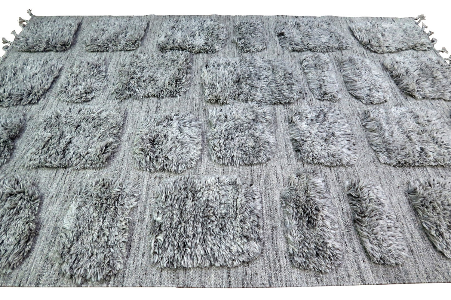 Gordian Rugs - Modern Morroccan Rug With High/Low Pile 5"x8"