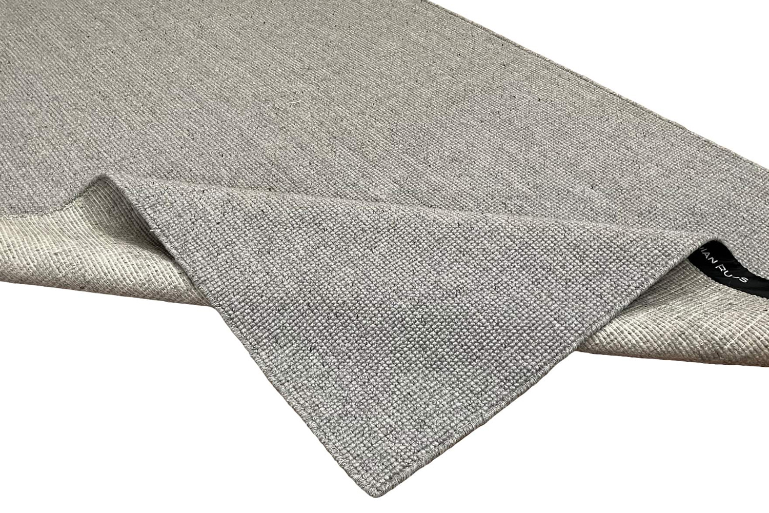 Gordian Rugs Handwoven Gray Popcorn Rug Pet Performance Fabric - 4" x 6"