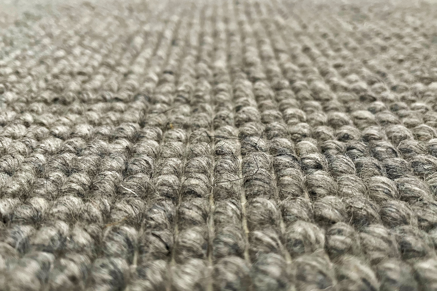 Gordian Rugs - Handwoven Gray Popcorn Rug Pet Performance Fabric