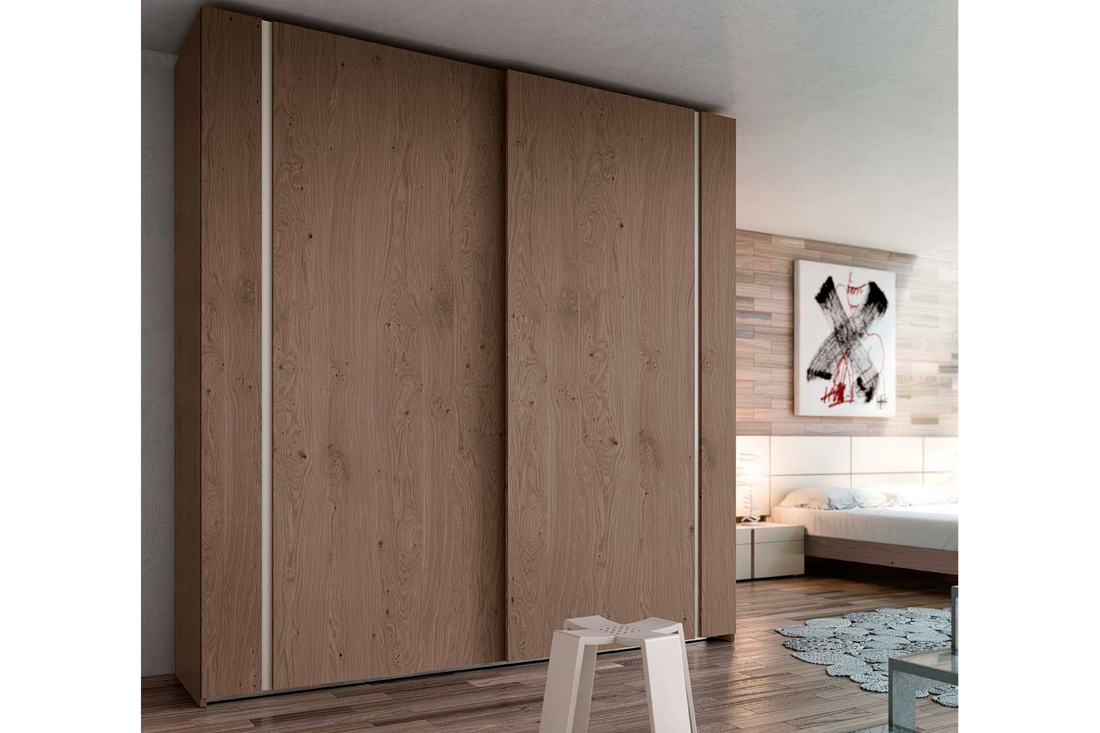 Garcia Sabate - One 2 Sliding Door Straight Wardrobe