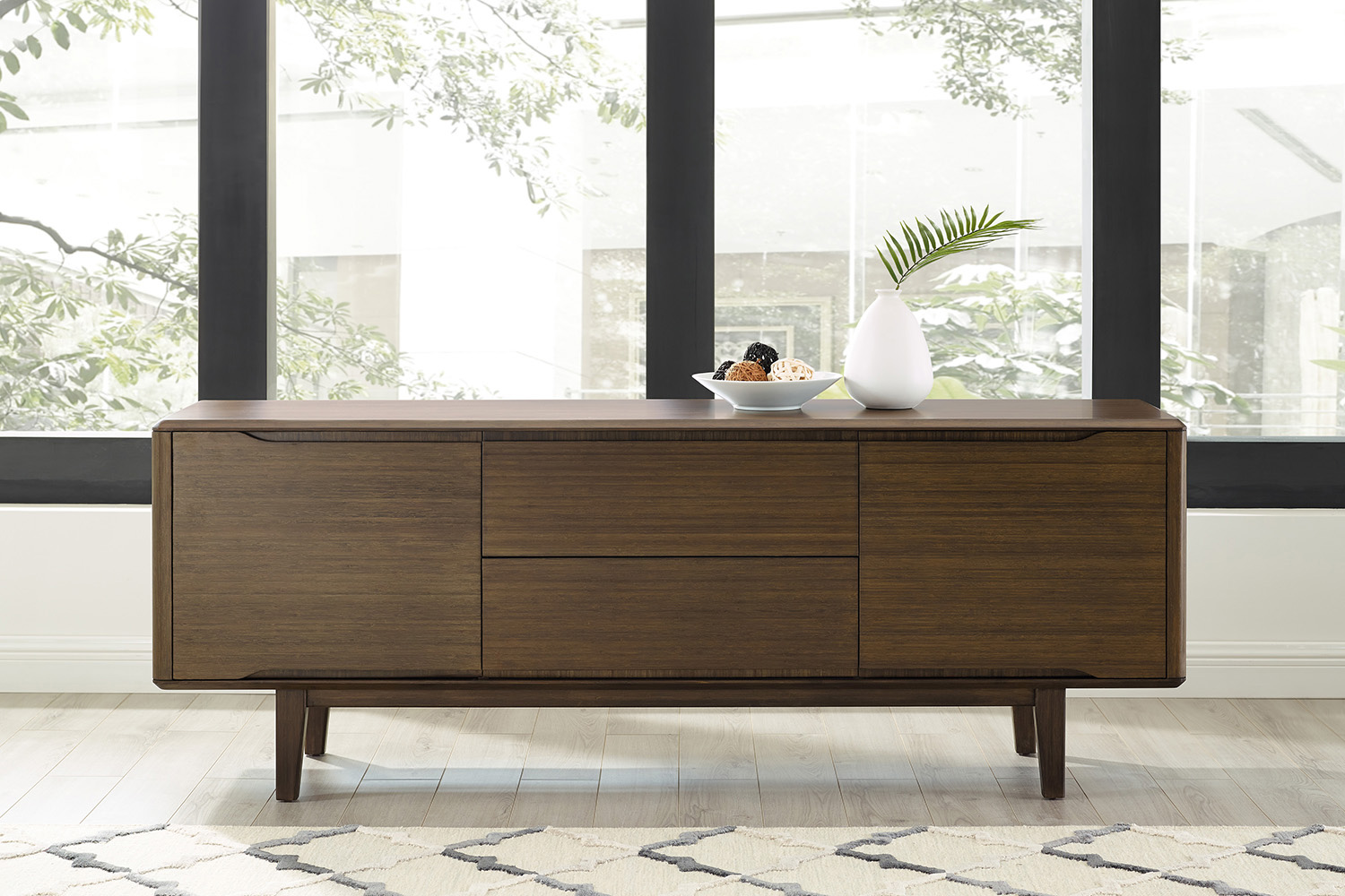 Greenington Currant Sideboard - Black Walnut, Bamboo