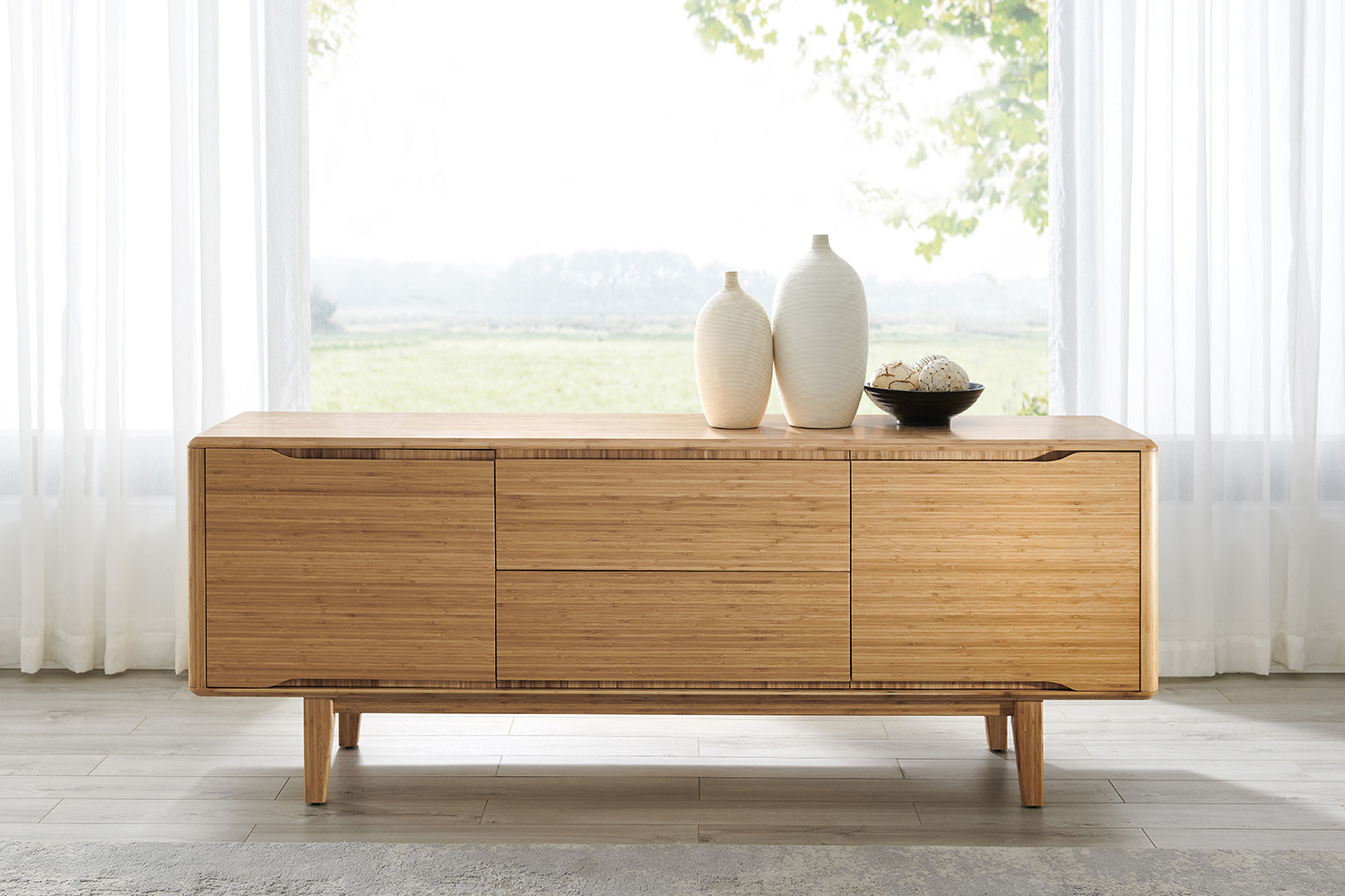 Greenington Currant Sideboard - Caramelized, Bamboo