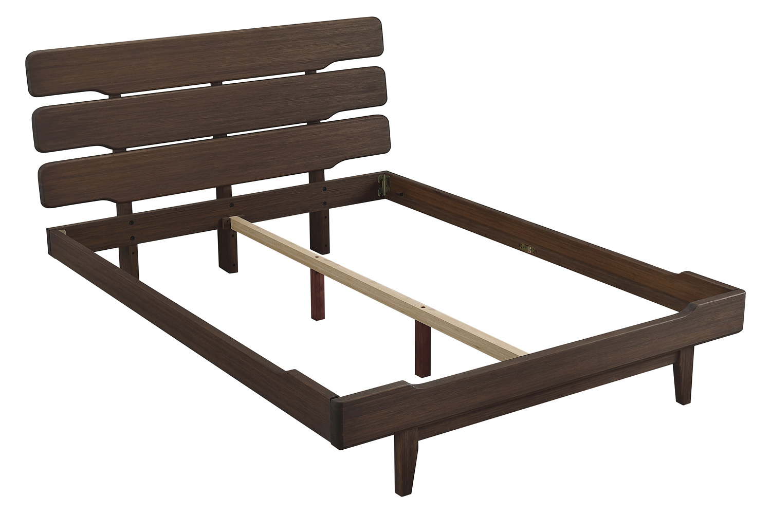 Greenington Currant Platform Bed - Oiled Walnut, Queen Size