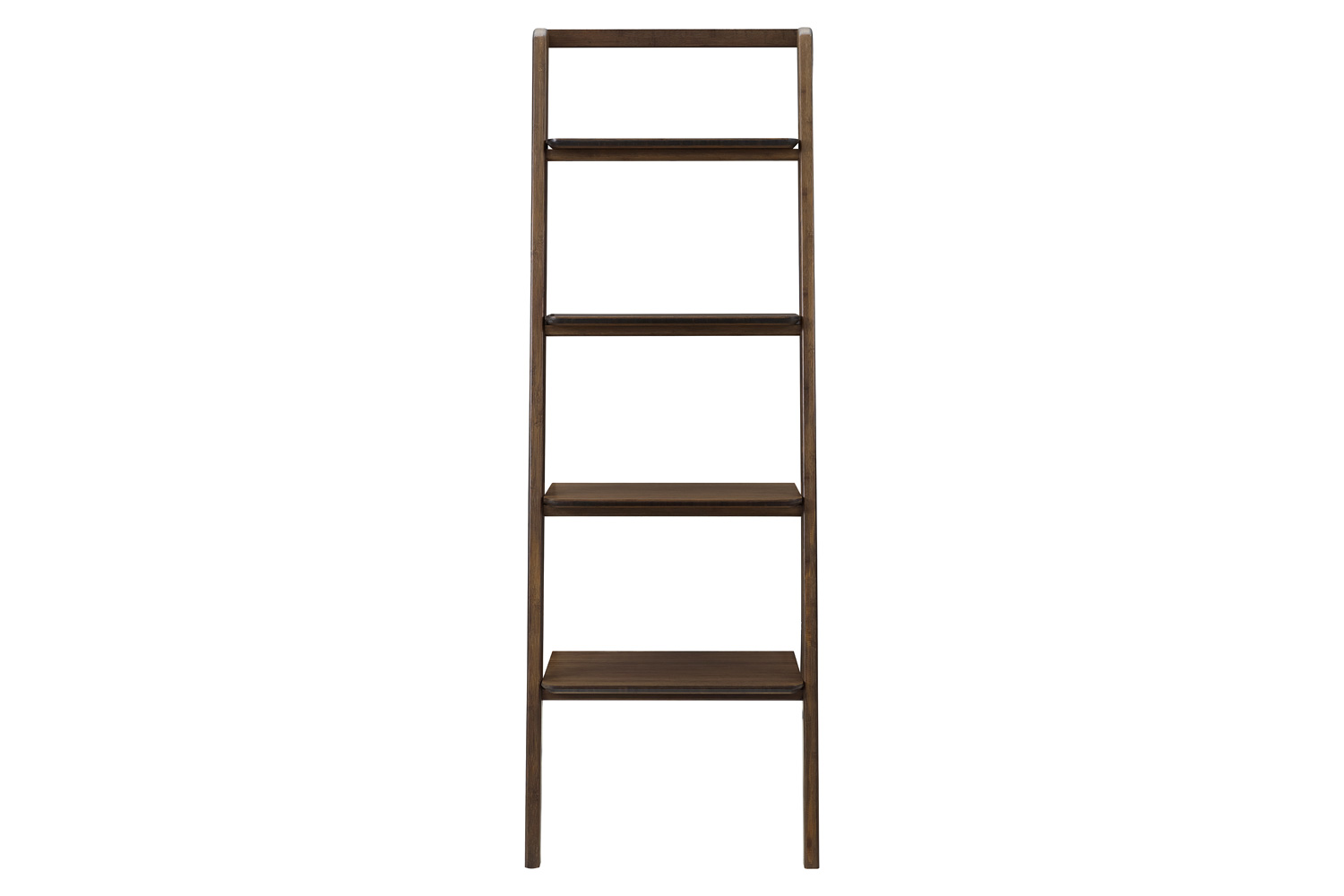 Greenington Currant Leaning Bookshelf - Black Walnut, Bamboo