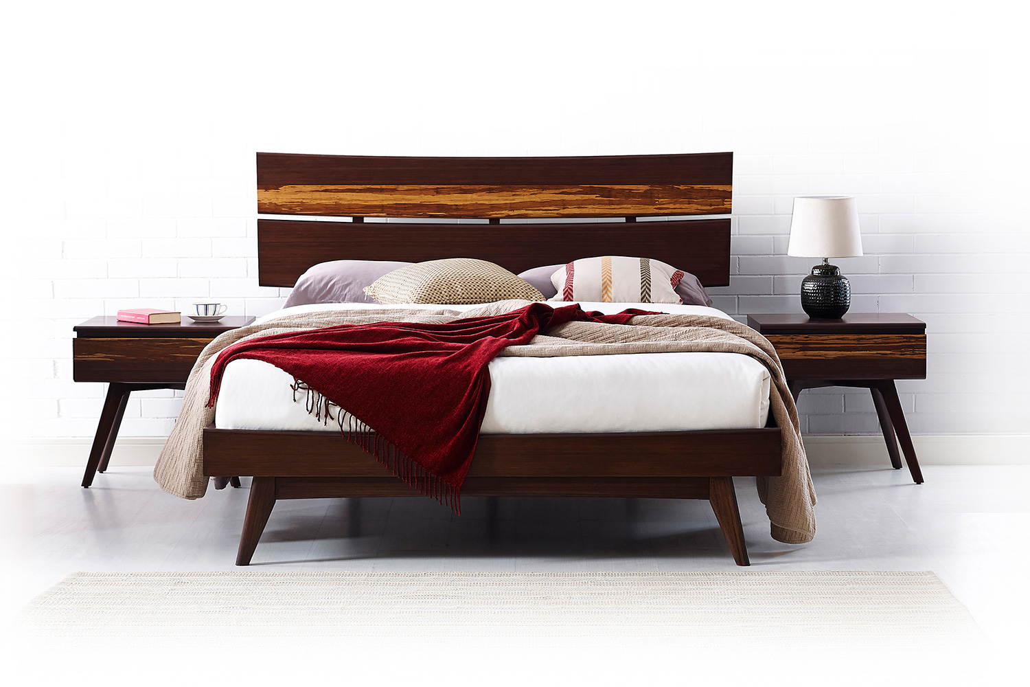 Greenington Azara Platform Bed - Sable, California King Size