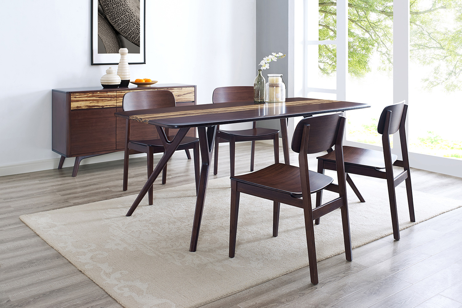 Greenington Azara Dining Table - Sable, Bamboo