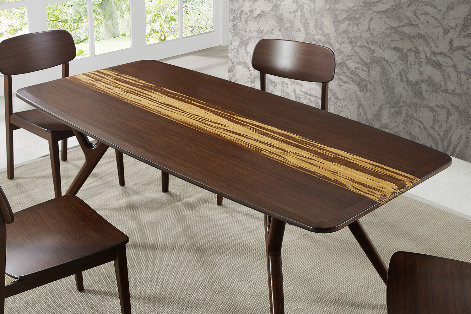 Greenington Azara Dining Table - Sable, Bamboo