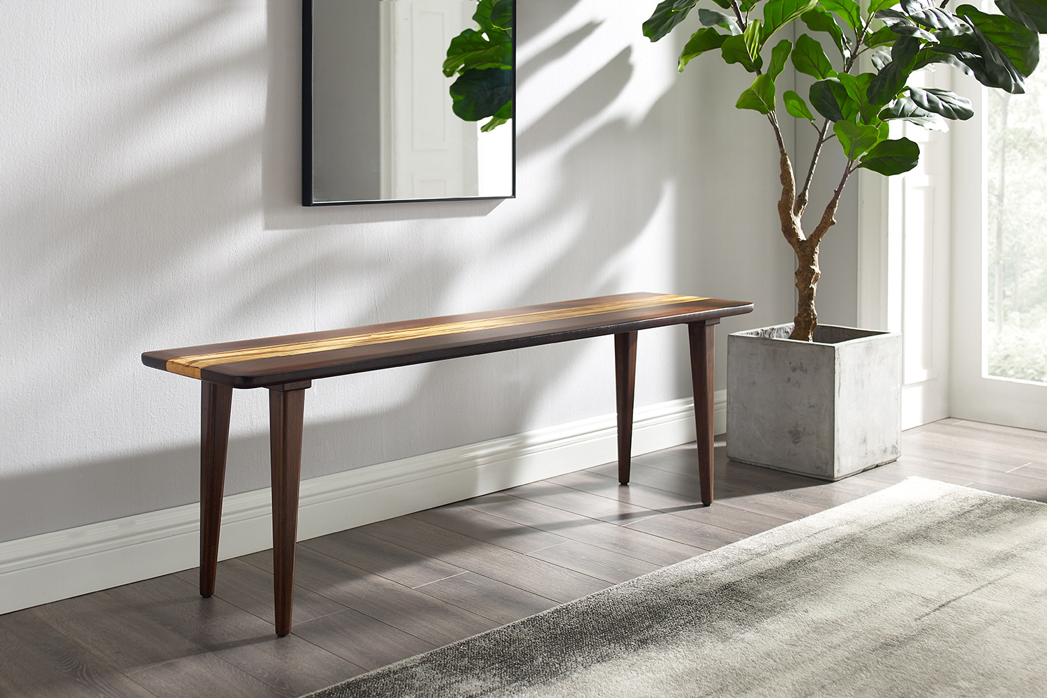 Greenington Azara Bench - Sable, Solid Moso Bamboo