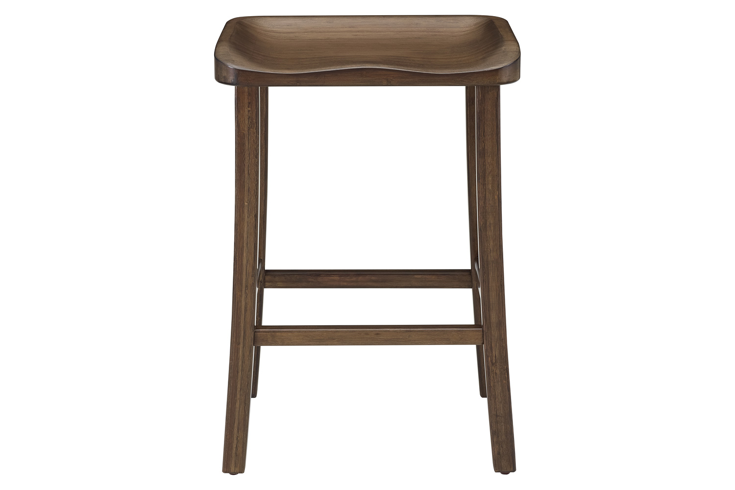 Greenington Tulip Counter Height Stool Set of 2 - Black Walnut, Bamboo